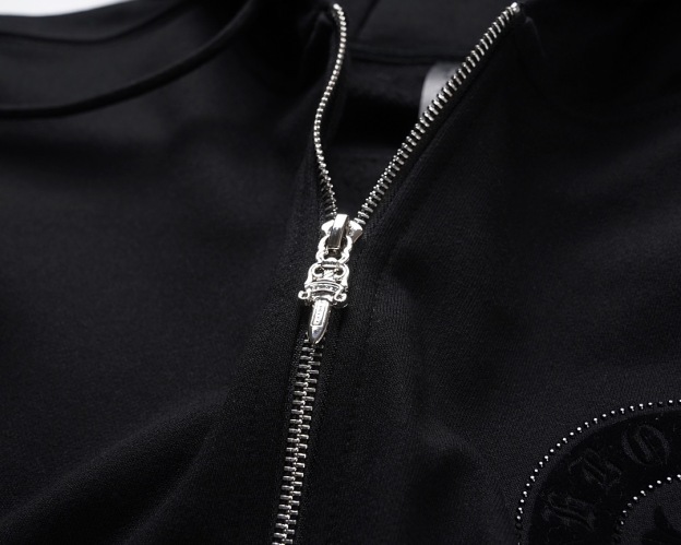 クロムハーツ「Chrome Hearts」秋冬ロングスリーブ ジップアップフーディ - ユニセックス