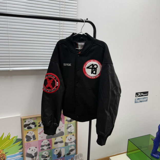 Supreme/40 Acres メルカムX ヴァーシティジャケット