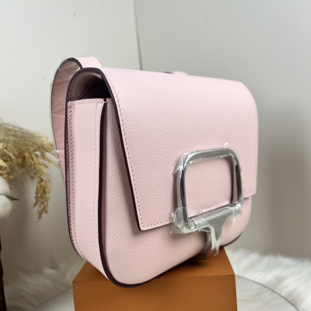 【厳選新入荷】エルメス Della Cavalleria Mini サドル金具クロスボディバッグ「乗馬モチーフ本革ショルダー」