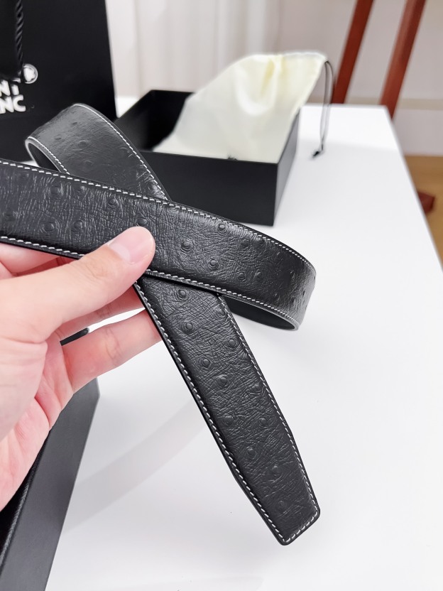 【厳選在庫】Montblanc ビジネスマン正装ベルト「全長約 100cm」