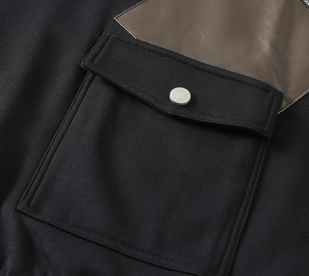 エルメス「Hermès」新作クラシックラウンドネックプルオーバーフーディ