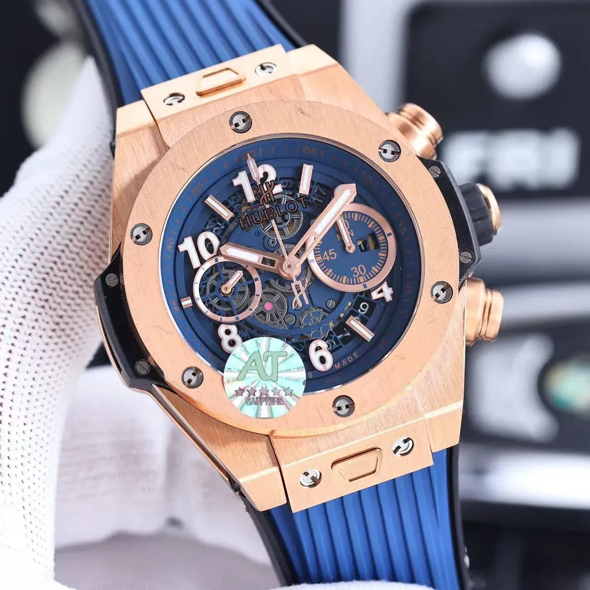 ウブロ「Hublot」 Big Bang ビッグバン クロノグラフ メンズウォッチ45MM