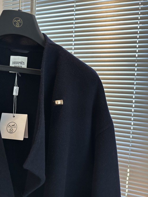 エルメス「Hermès」ラグジュアリーカシミアコート