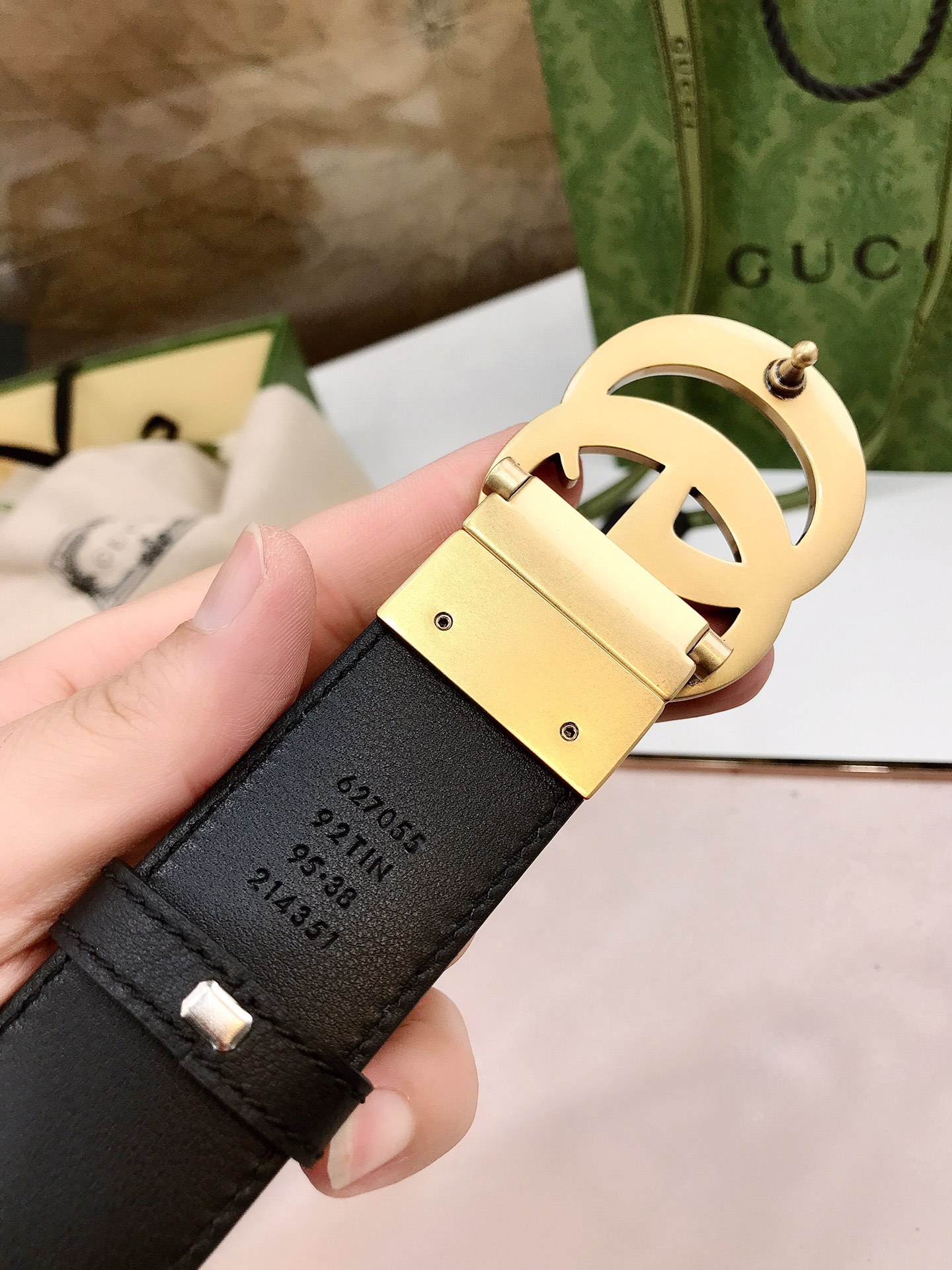 【在庫新登場】Gucci イタリアンテイストベルト「全長約 100cm」