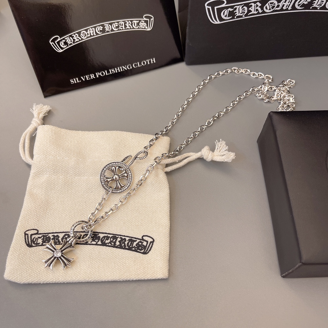 クロムハーツ「Chrome Hearts」シンプルペンダントネックレス - ユニセックス
