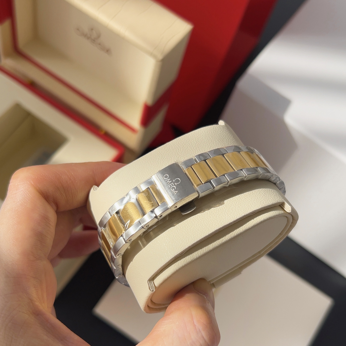 オメガ「Omega」アクアテラ 34mm マスタークロノメーター