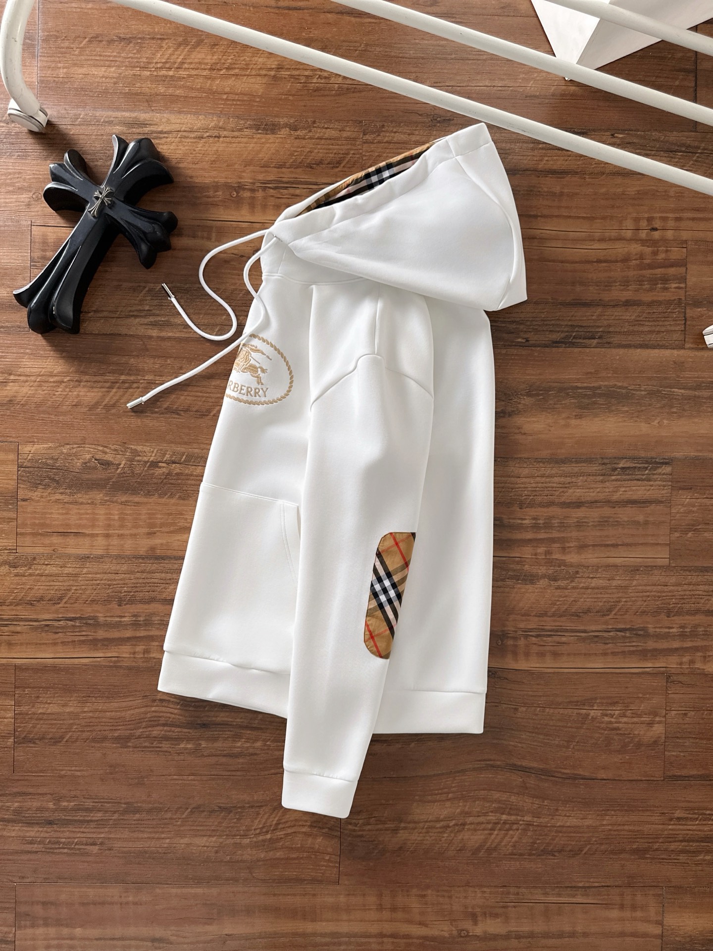 バーバリー「Burberry」メンズ フード付きスウェット