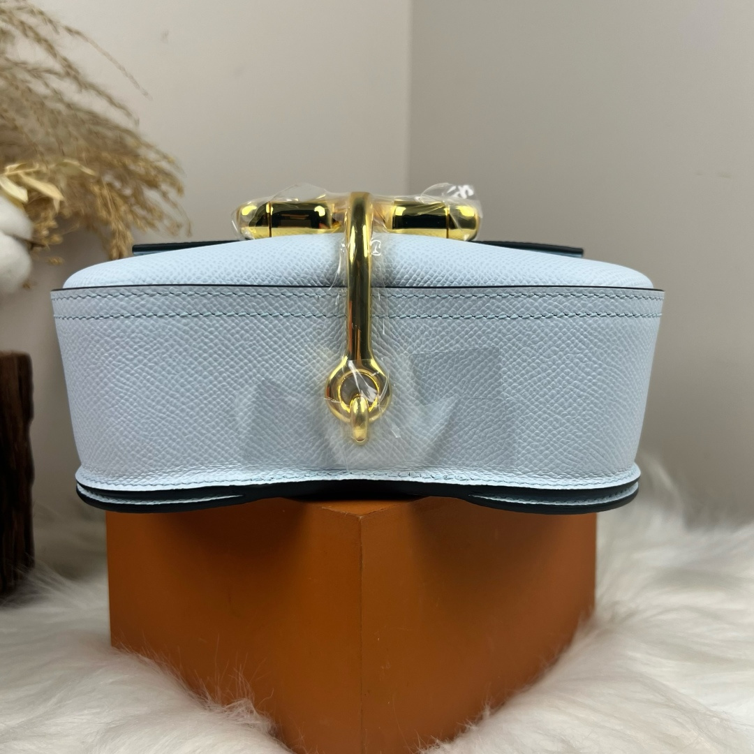 【厳選新入荷】エルメス Della Cavalleria Mini サドル金具クロスボディバッグ「乗馬モチーフ本革ショルダー」