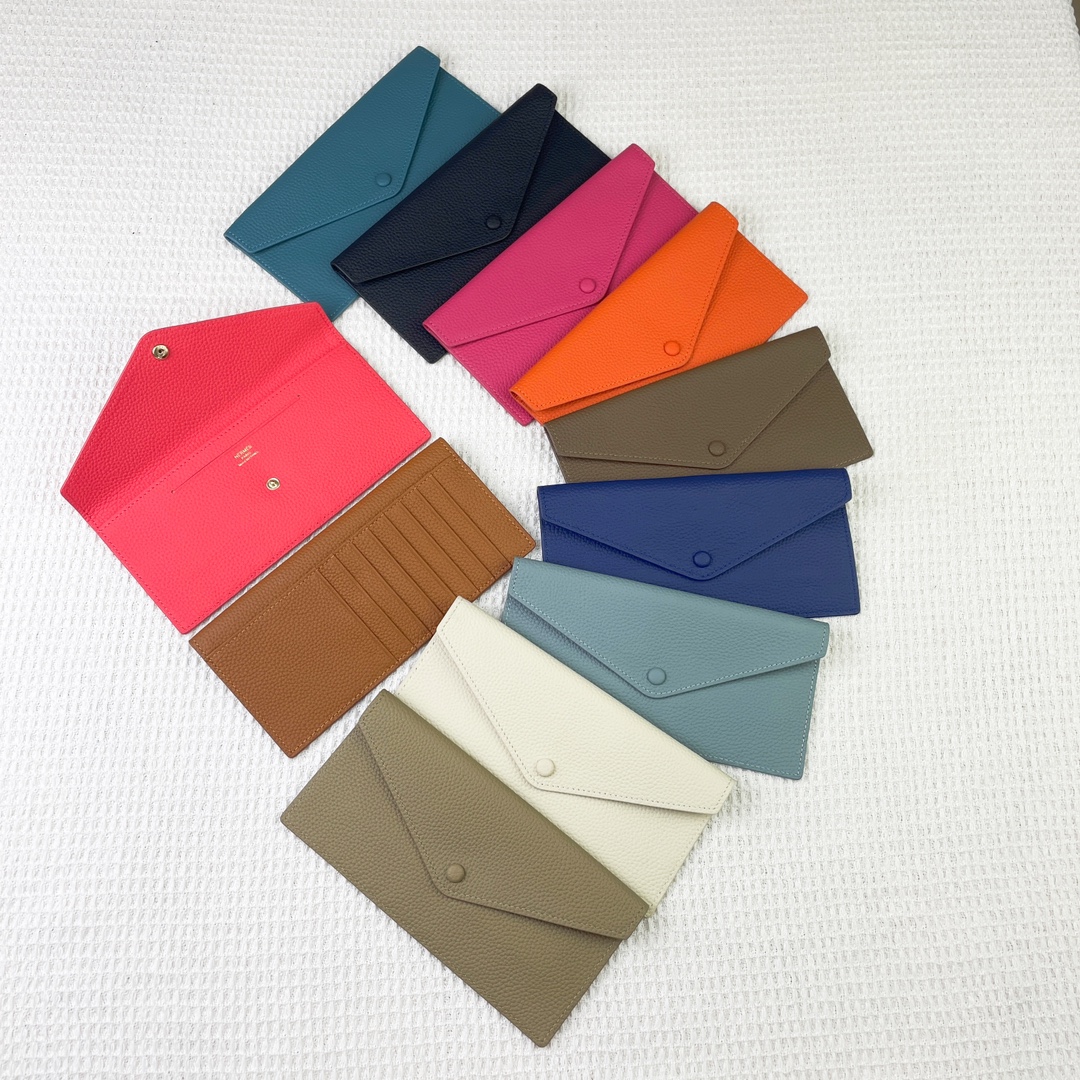 エルメス「Hermès」シルキン封筒型カードケース 11色