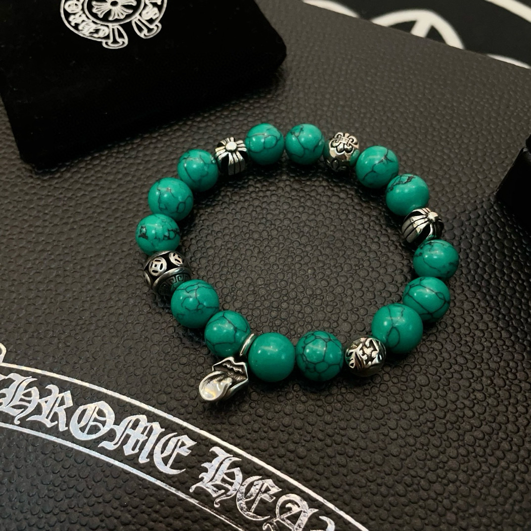 クロムハーツ「Chrome Hearts」ブレスレット - ヴィンテージ＆ロックテイスト ペア用