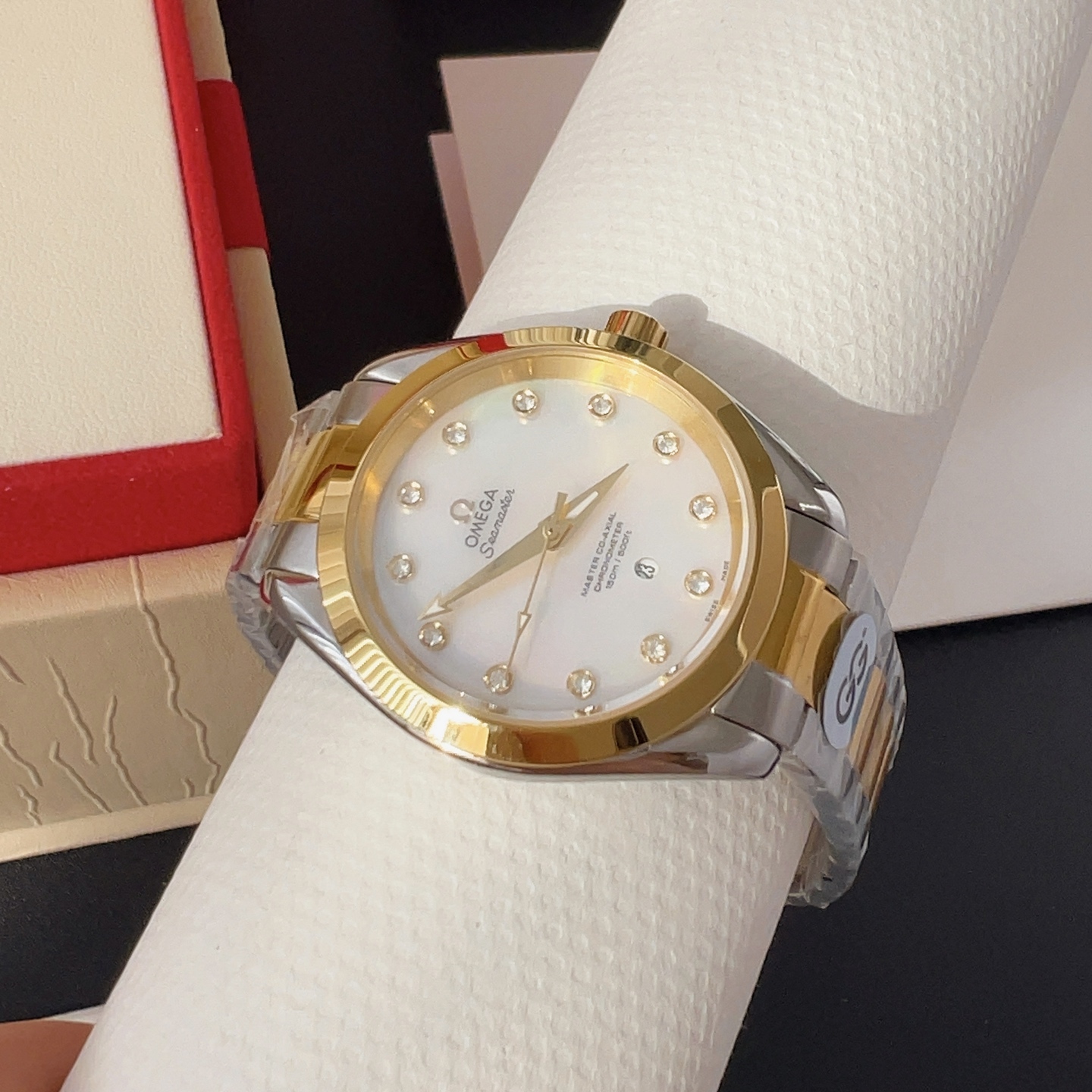 オメガ「Omega」アクアテラ 34mm マスタークロノメーター