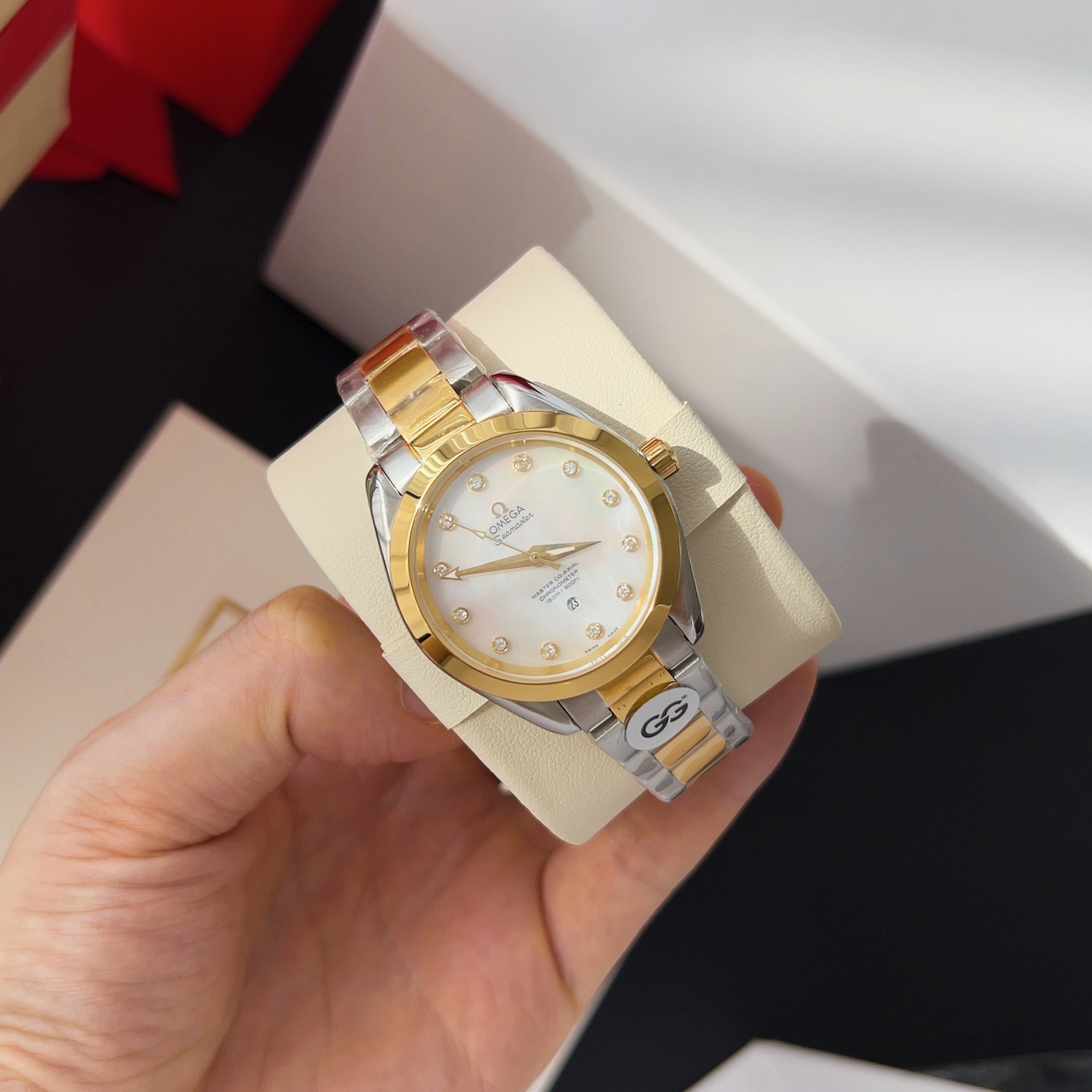 オメガ「Omega」アクアテラ 34mm マスタークロノメーター