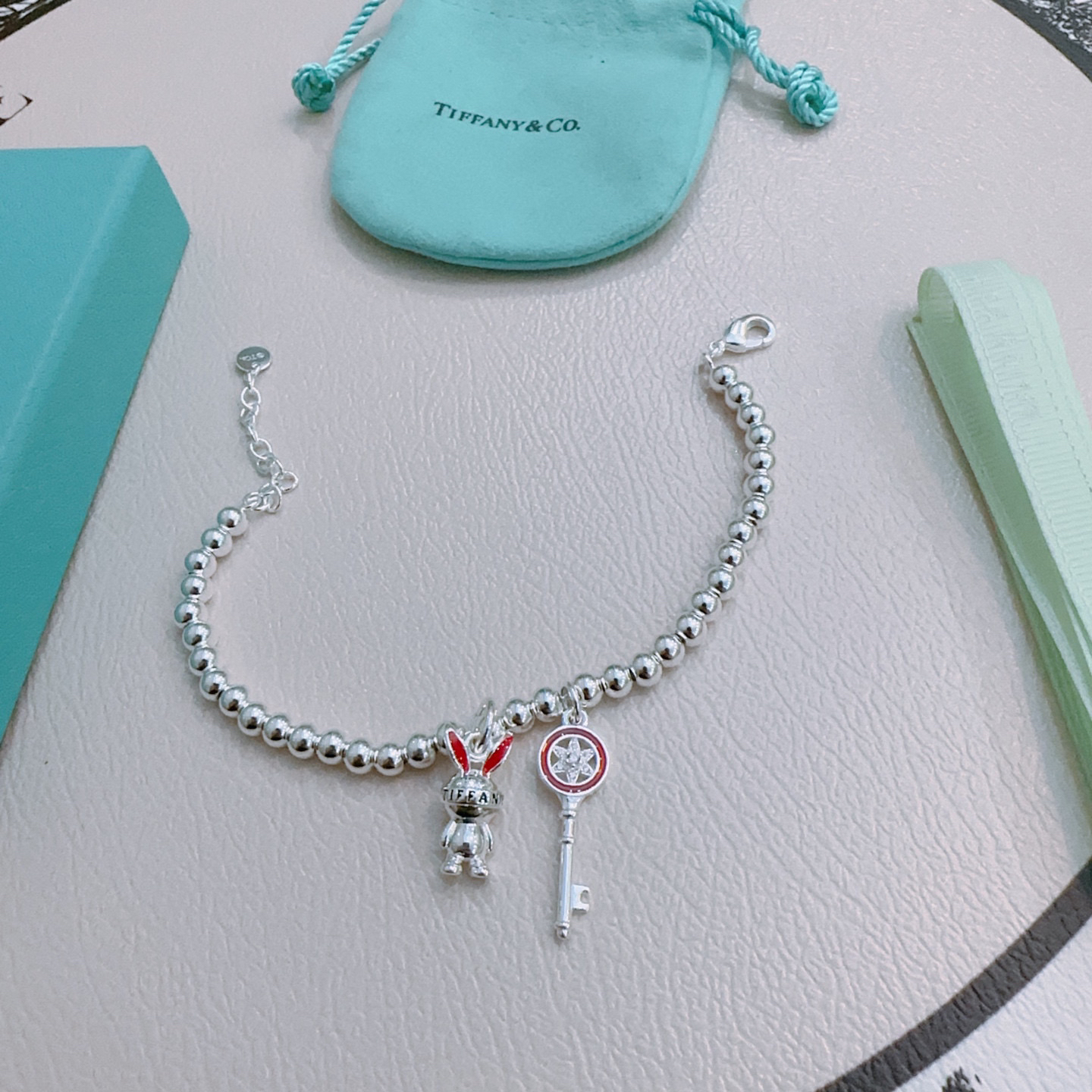 ティファニー「Tiffany & Co.」ポリッシュドシルバーリンク ブレスレット