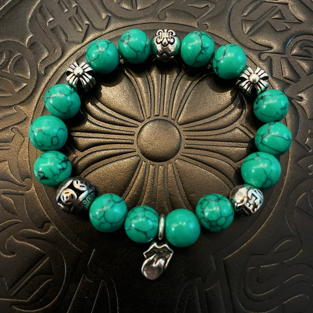 クロムハーツ「Chrome Hearts」ブレスレット - ヴィンテージ＆ロックテイスト ペア用