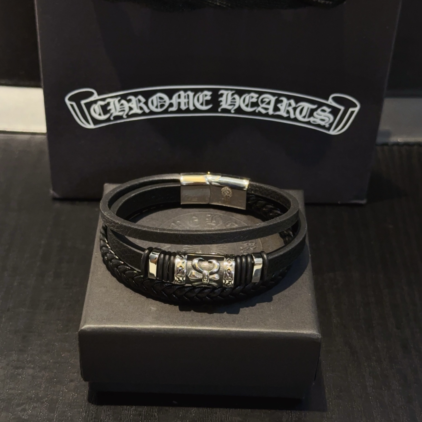 クロムハーツ「Chrome Hearts」ブレスレット - ヴィンテージ＆ロックテイスト ペア用