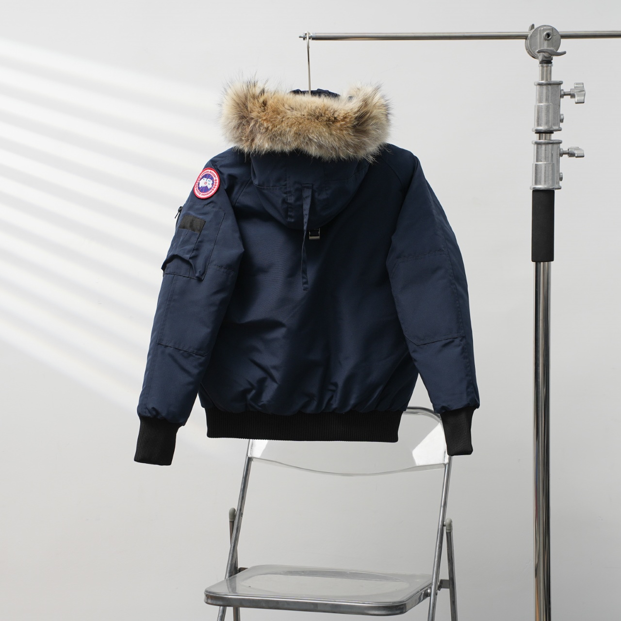 カナダグース フード付きファー付きダウンジャケット 男女兼用