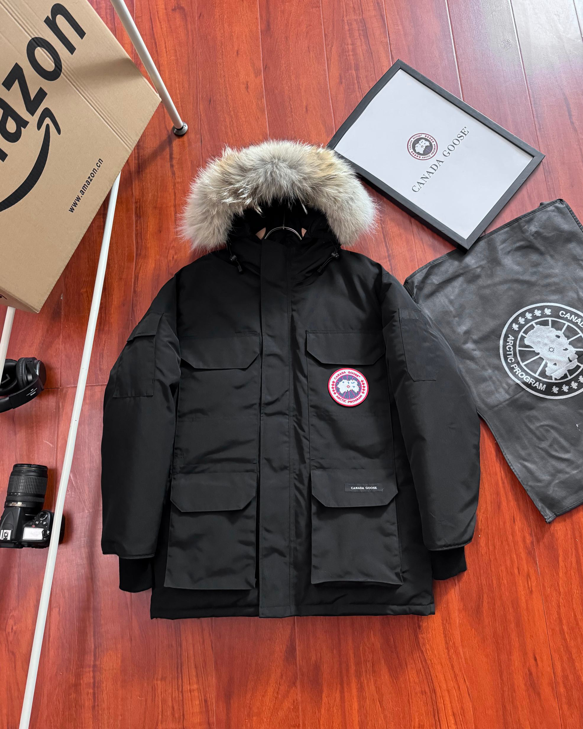 カナダグース メンズ ファッションフード付きダウンジャケット 8色