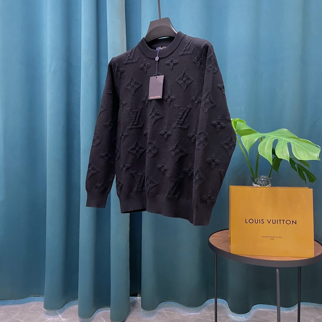 ルイ・ヴィトン「Louis Vuitton」ラウンドネックセーター