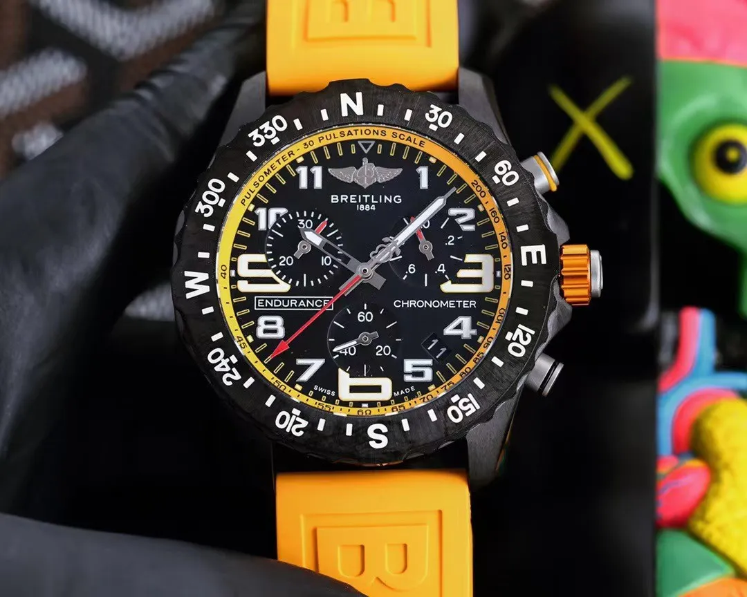 ブライトリング「Breitling」バッテリーマン クォーツ メンズウォッチ  ‌44MM