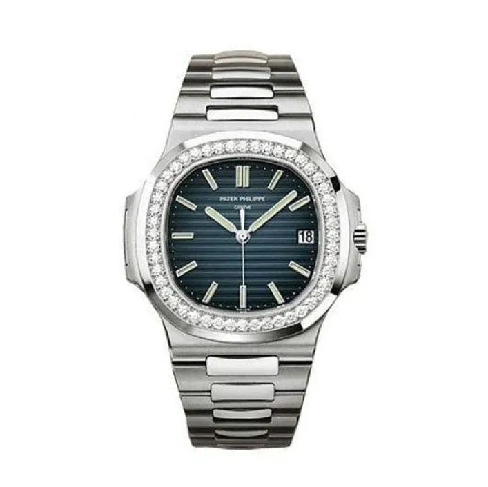 パテック フィリップ「Patek Philippe」ノーチラス 7010R-012 レディース ダイヤモンドベゼル腕時計40MM