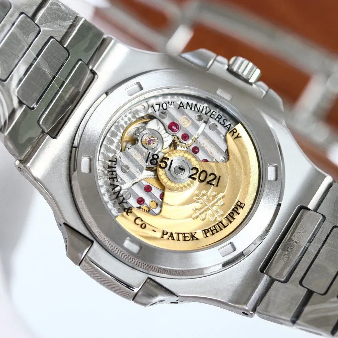 パテック フィリップ「Patek Philippe」x ティファニー「Tiffany & Co.」 ティファニーブルー メンズウォッチ40MM