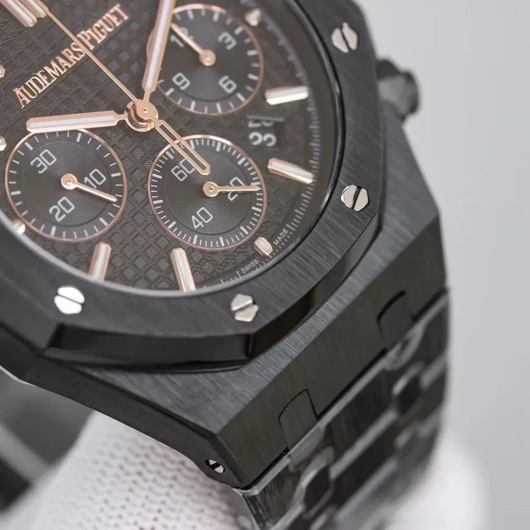 オーデマ ピゲ「Audemars Piguet」ロイヤル オーク クロノグラフ 50周年記念モデル メンズウォッチ41MM