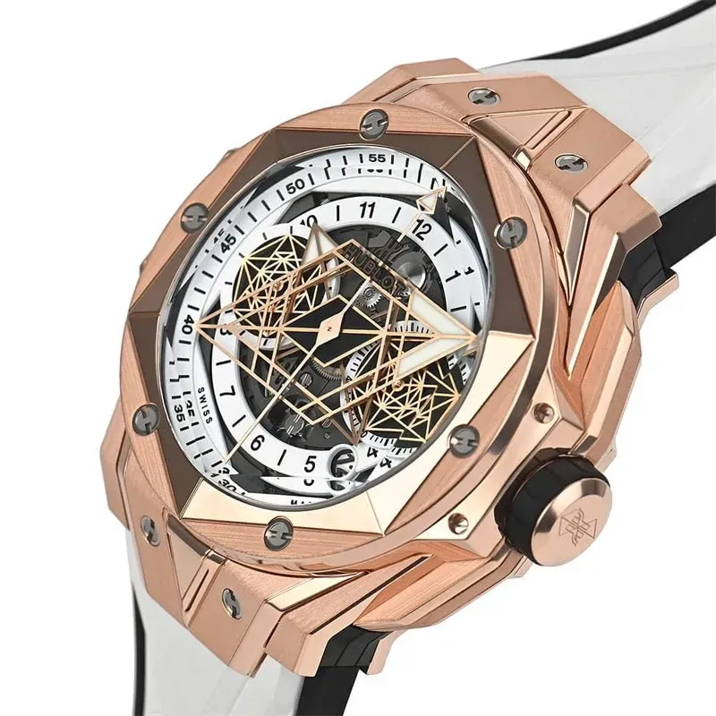 ウブロ「Hublot」ビッグバン ユニコ サンブルー II タトゥー メンズウォッチ45MM