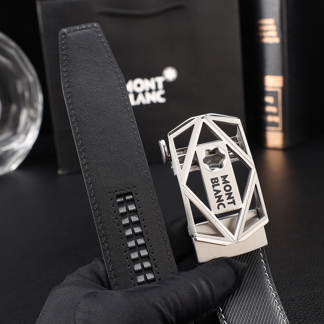 【厳選在庫】Montblanc ビジネスマン正装ベルト「全長約 100cm」