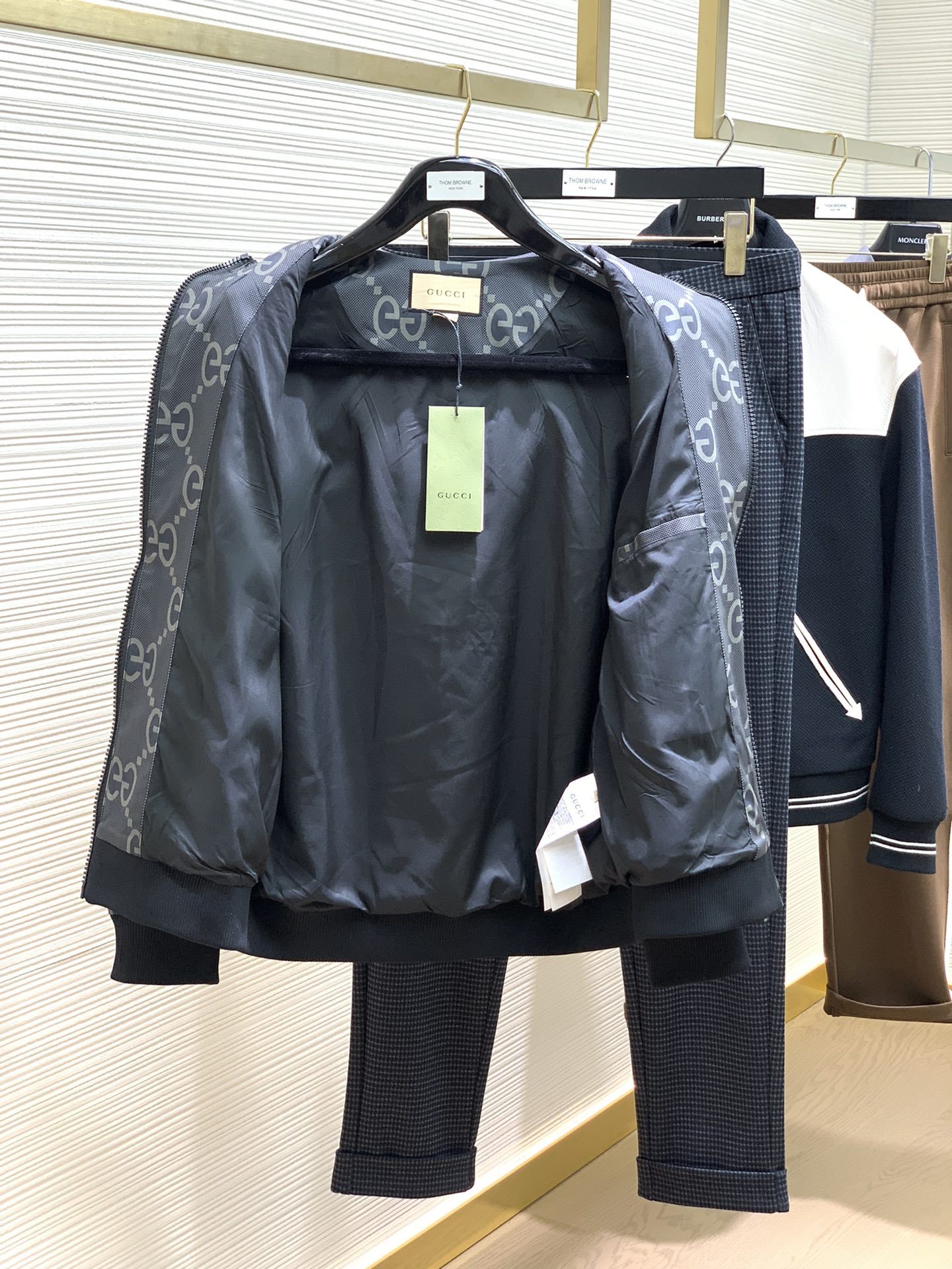 グッチ「Gucci 」秋冬新作メンズフード付きジャケット
