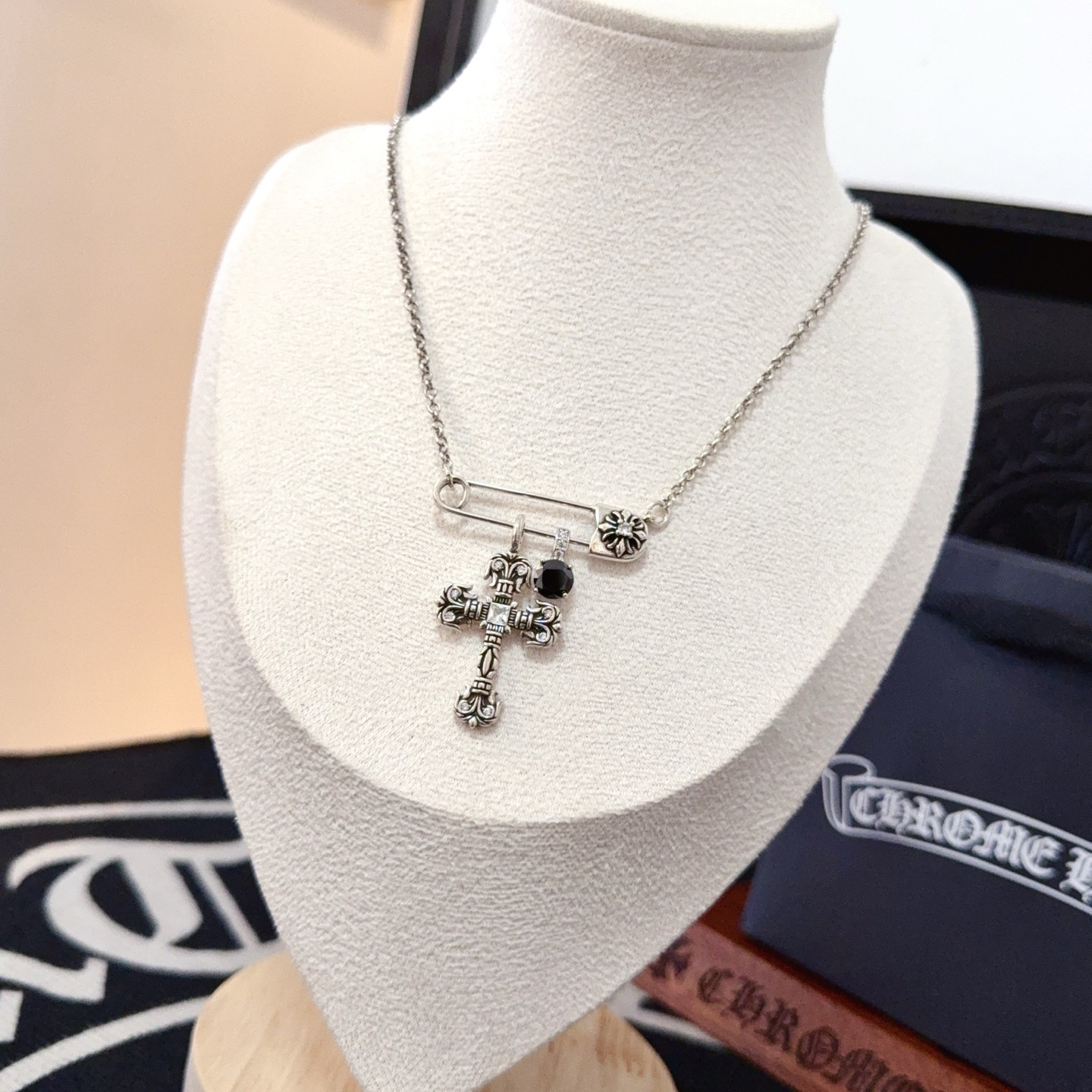 クロムハーツ「Chrome Hearts」シンプルペンダントネックレス - ユニセックス