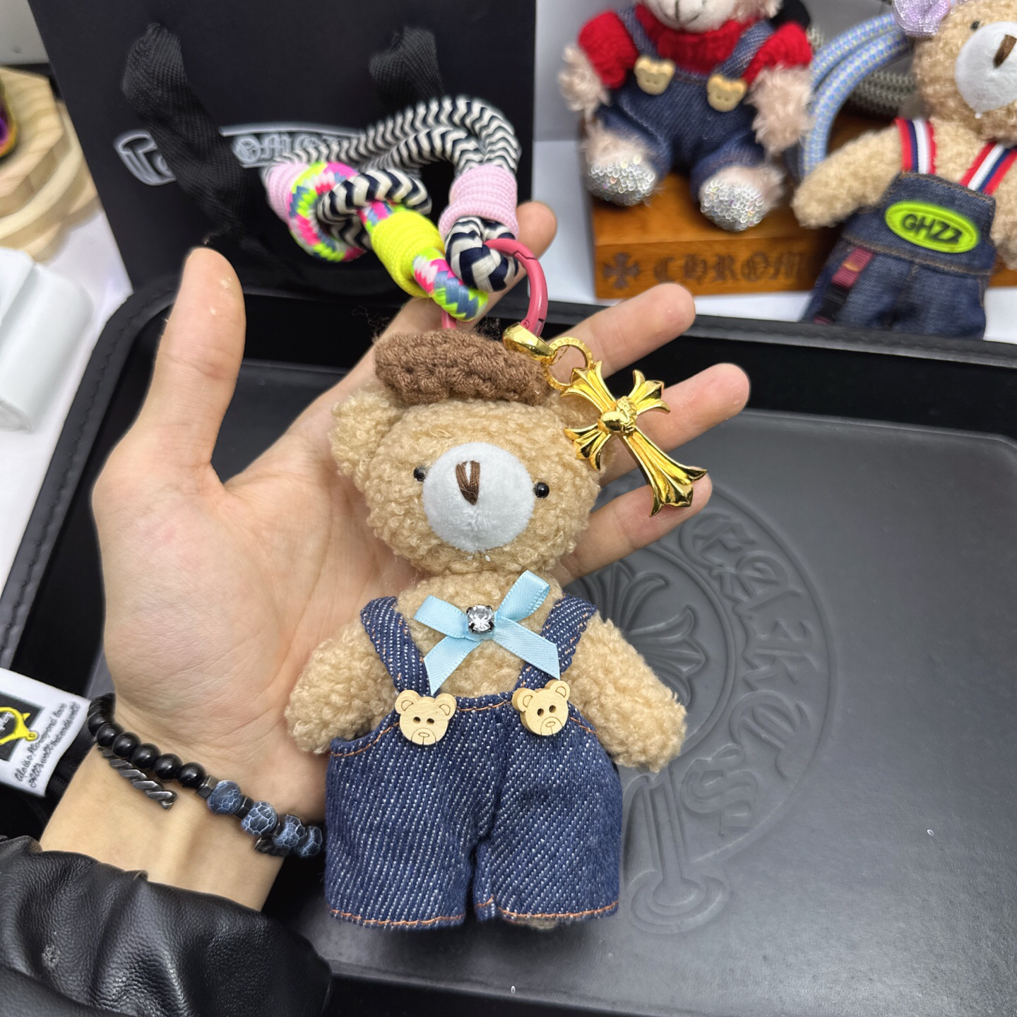 クロムハーツ「Chrome Hearts」バッグチャーム - すべてのトレンドバッグに合わせて、クールでキュートなスタイルを