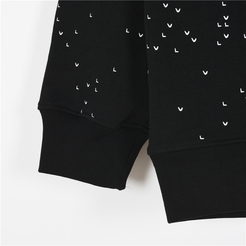 Louis Vuitton / ルイ・ヴィトン 24Fw グラデーション小飛行機柄プリントの丸首パーカー