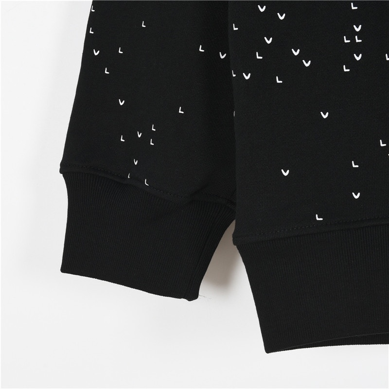 Louis Vuitton / ルイ・ヴィトン 24Fw グラデーション小飛行機柄プリントの丸首パーカー