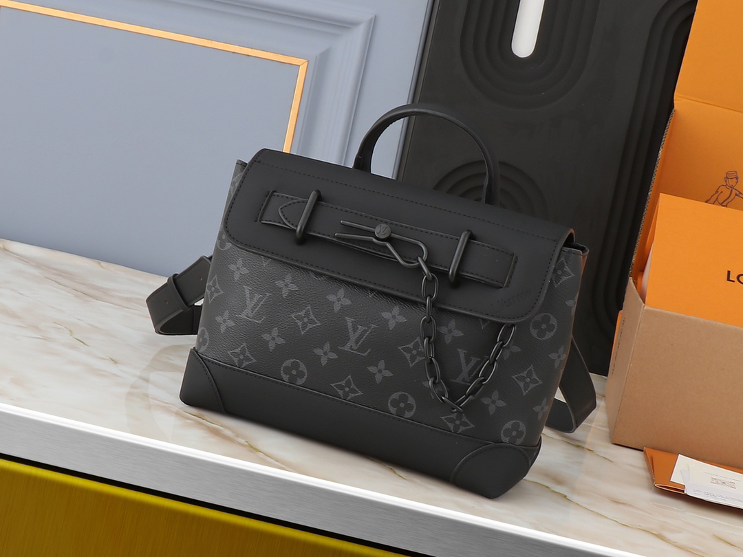 ルイ・ヴィトン「Louis Vuitton」Steamer メッセンジャーバッグ