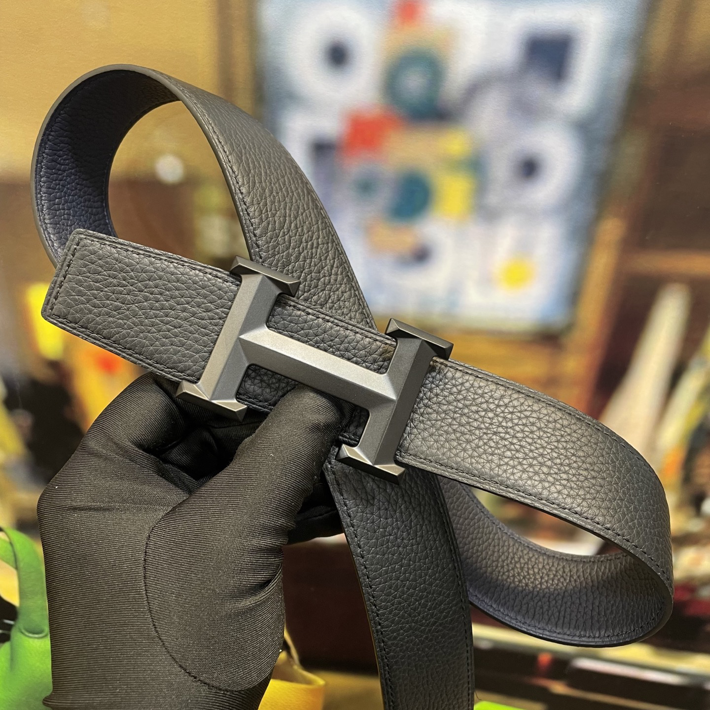 【限定入荷】Hermès フレンチ紳士ベルト「全長約 100cm」