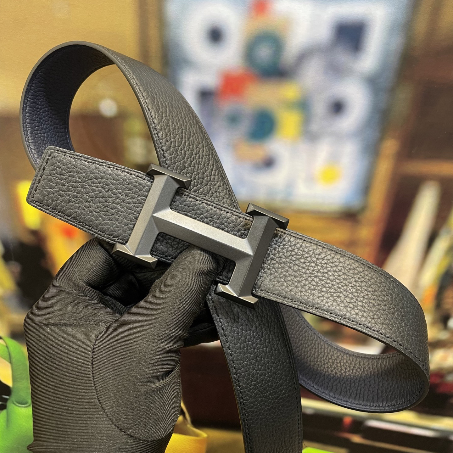 【限定入荷】Hermès フレンチ紳士ベルト「全長約 100cm」