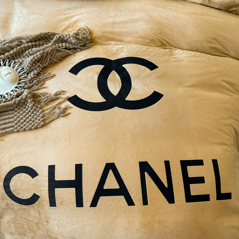 シャネル「Chanel」プレミアム クリスタルベルベット プリント 4点セット
