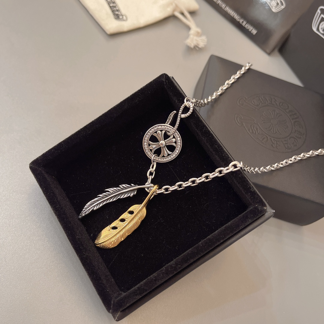 クロムハーツ「Chrome Hearts」シンプルペンダントネックレス - ユニセックス