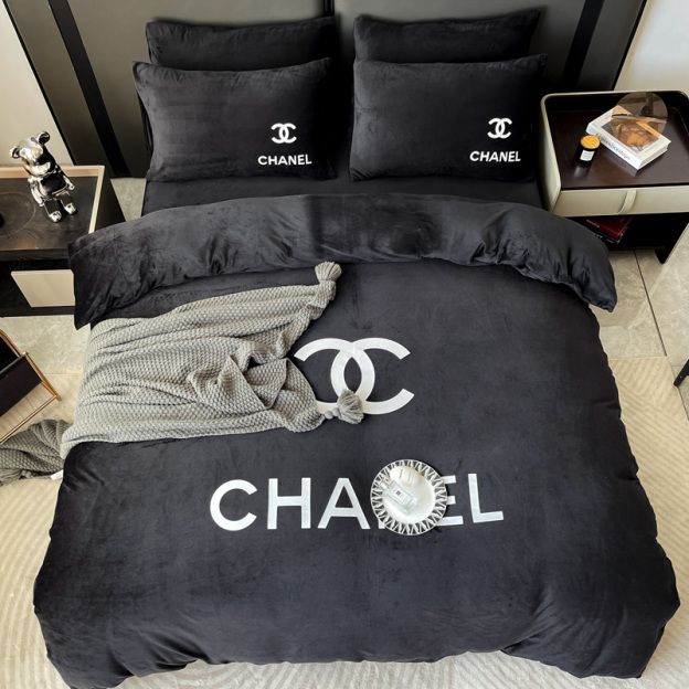 シャネル「Chanel」プレミアム クリスタルベルベット プリント 4点セット
