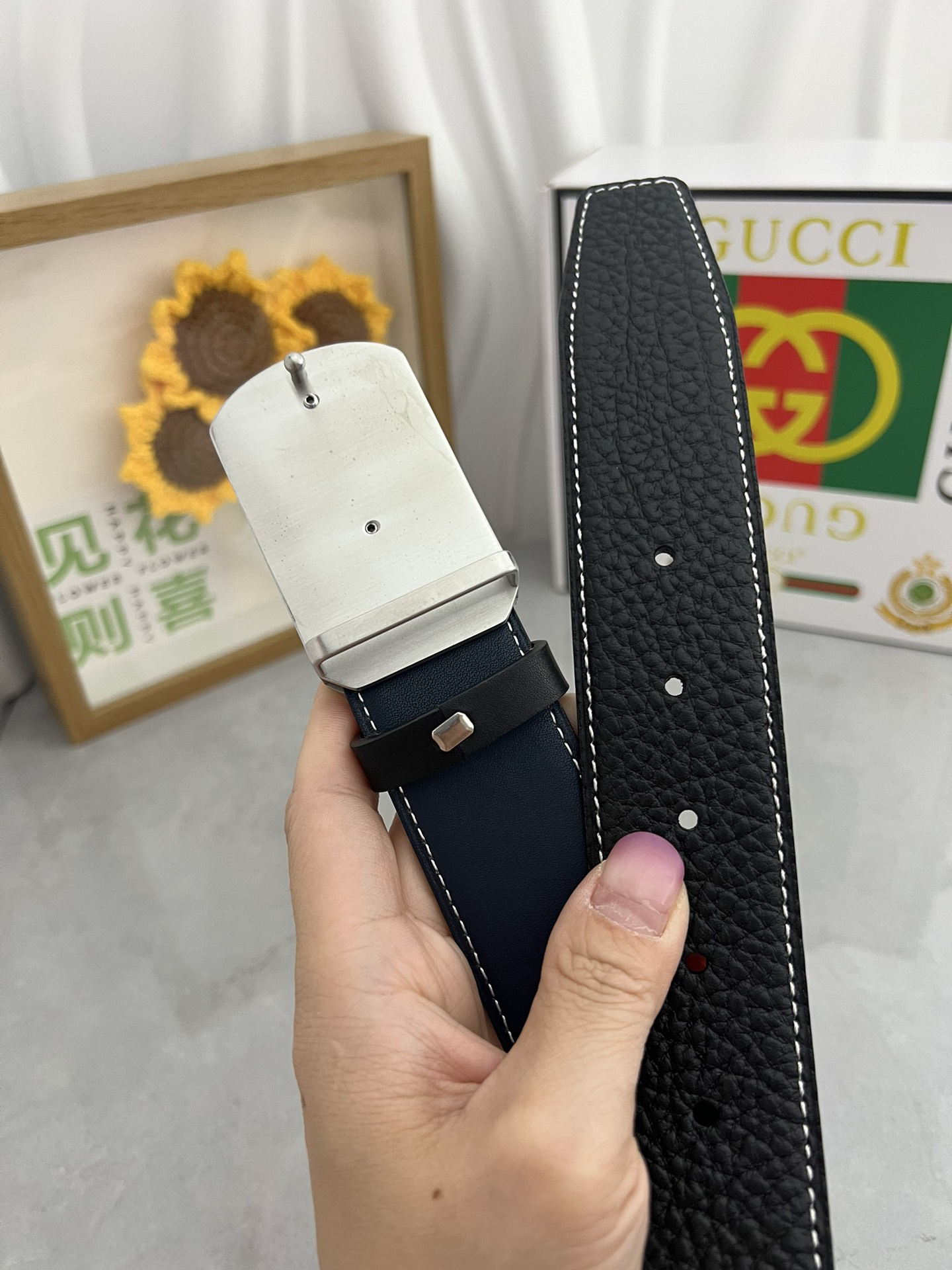 【在庫新登場】Gucci イタリアンテイストベルト「全長約 100cm」