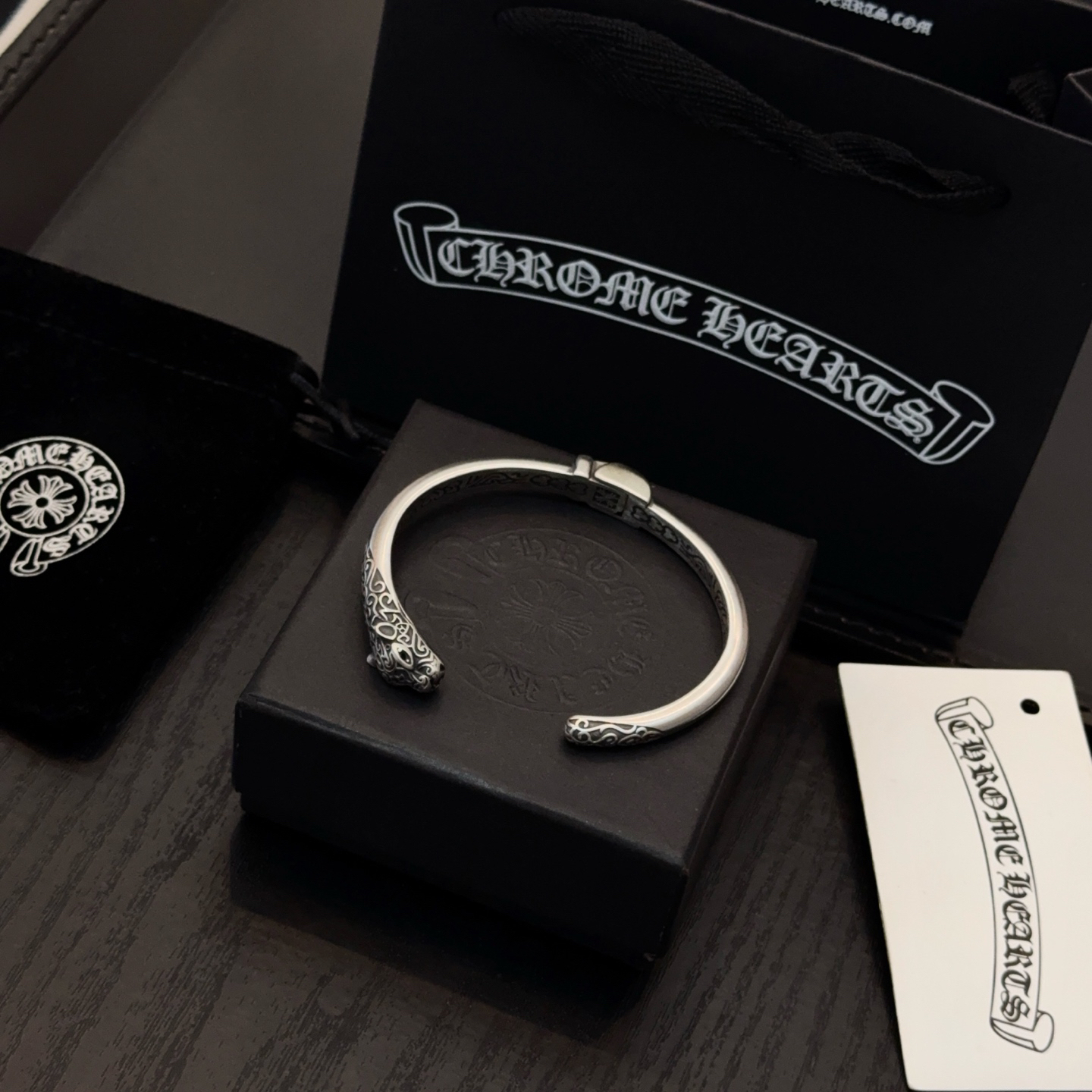 クロムハーツ「Chrome Hearts」ブレスレット - ヴィンテージ＆ロックテイスト ペア用
