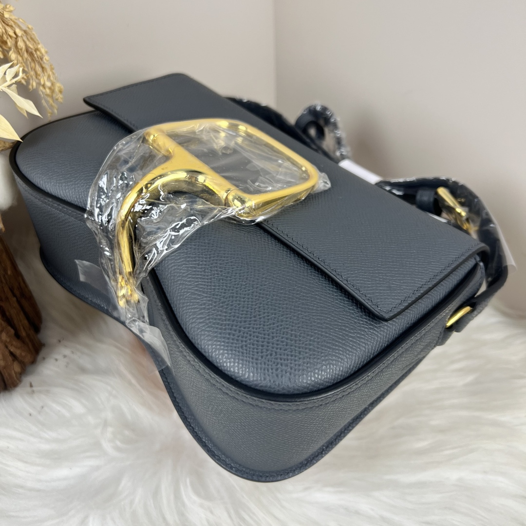 【厳選新入荷】エルメス Della Cavalleria Elan サドル金具クロスボディバッグ「乗馬モチーフ本革ショルダー」