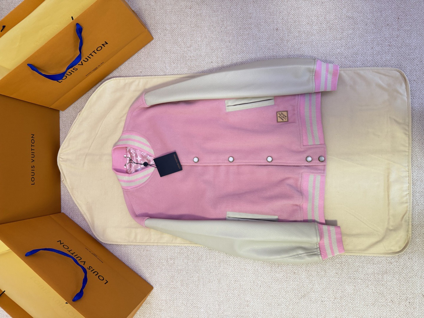 ルイ・ヴィトン「Louis Vuitton」モダンベースボールジャケット