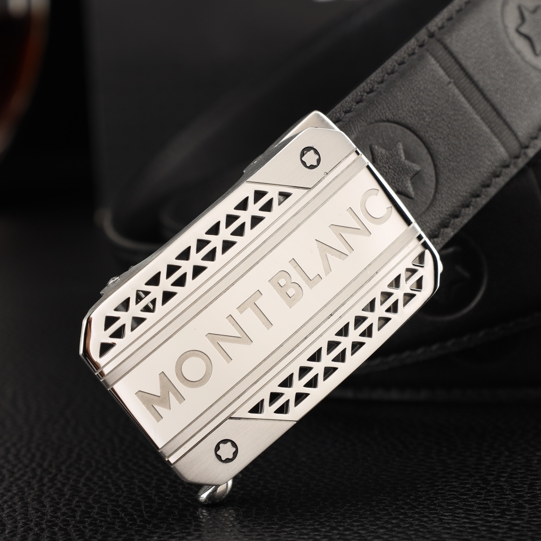 【厳選在庫】Montblanc ビジネスマン正装ベルト「全長約 100cm」