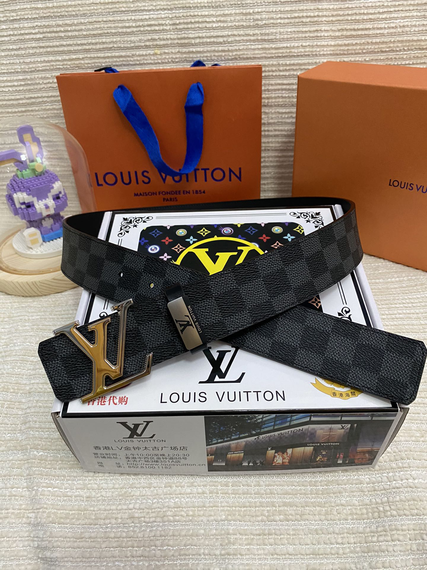 【新商品入荷】Louis Vuitton クラシックハイクオリティベルト「全長約 100cm」