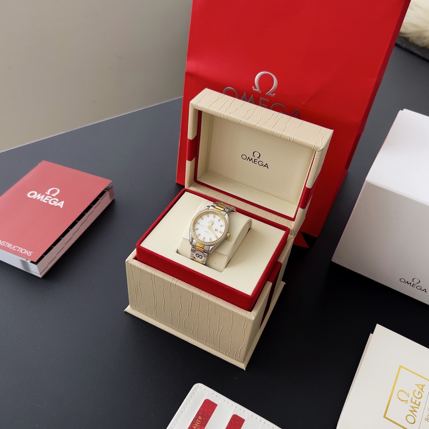 オメガ「Omega」アクアテラ 34mm マスタークロノメーター