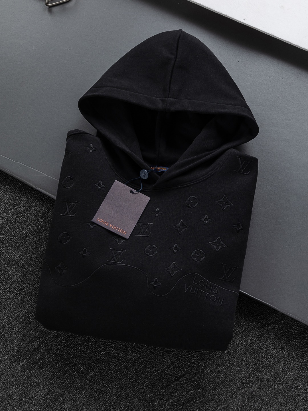 ルイ・ヴィトン「Louis Vuitton」秋冬新作刺繍付きフード付きスウェットシャツ