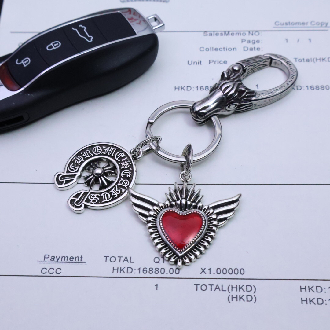 クロムハーツ「Chrome Hearts」キーホルダー＆バッグチャーム - トレンドシンボル