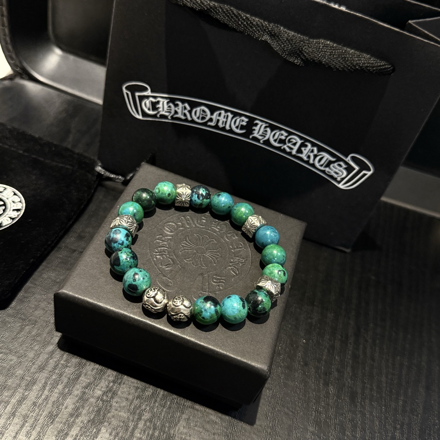 クロムハーツ「Chrome Hearts」ブレスレット - ヴィンテージ＆ロックテイスト ペア用