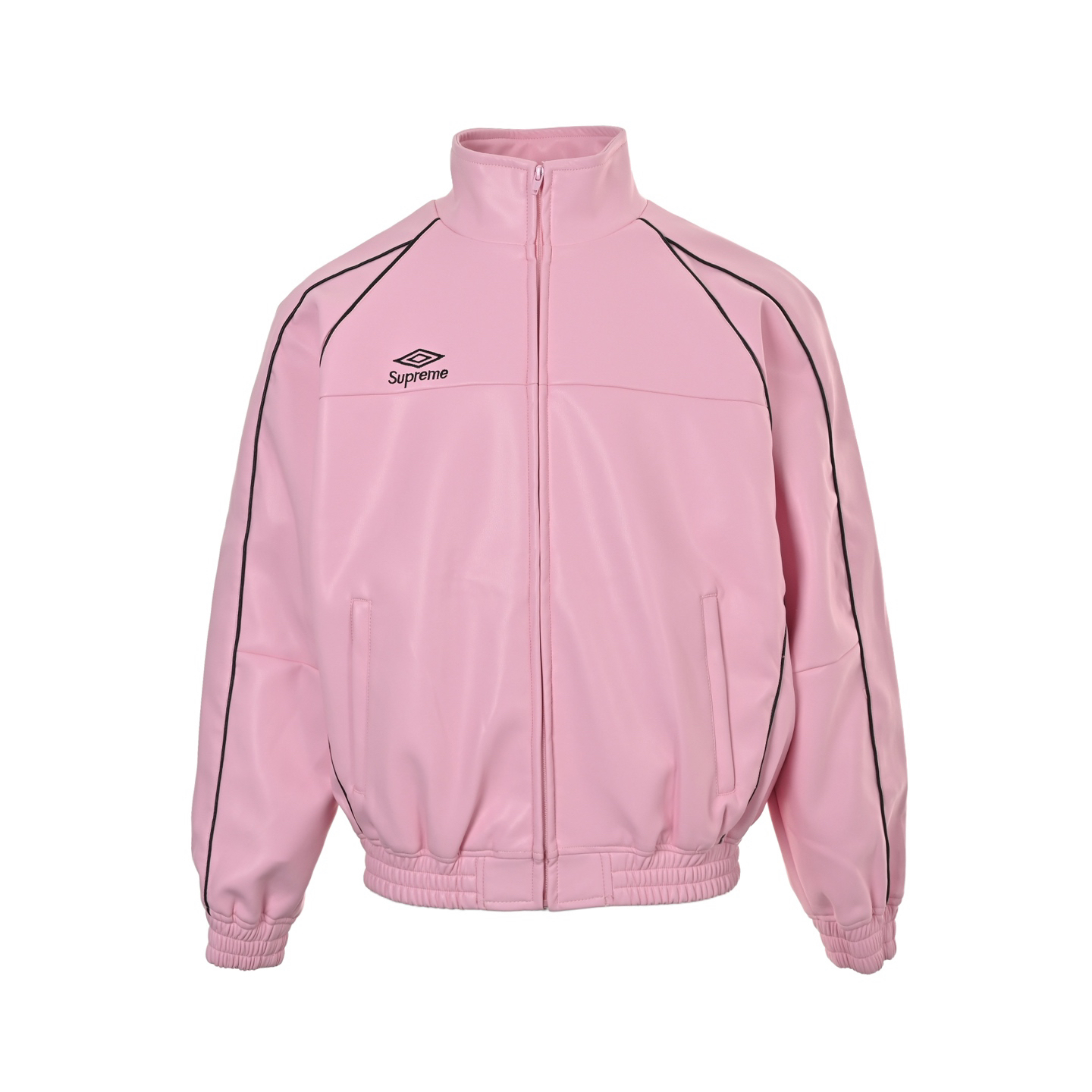 シュプリーム「Supreme x Umbro」コラボレーション レザージャケット